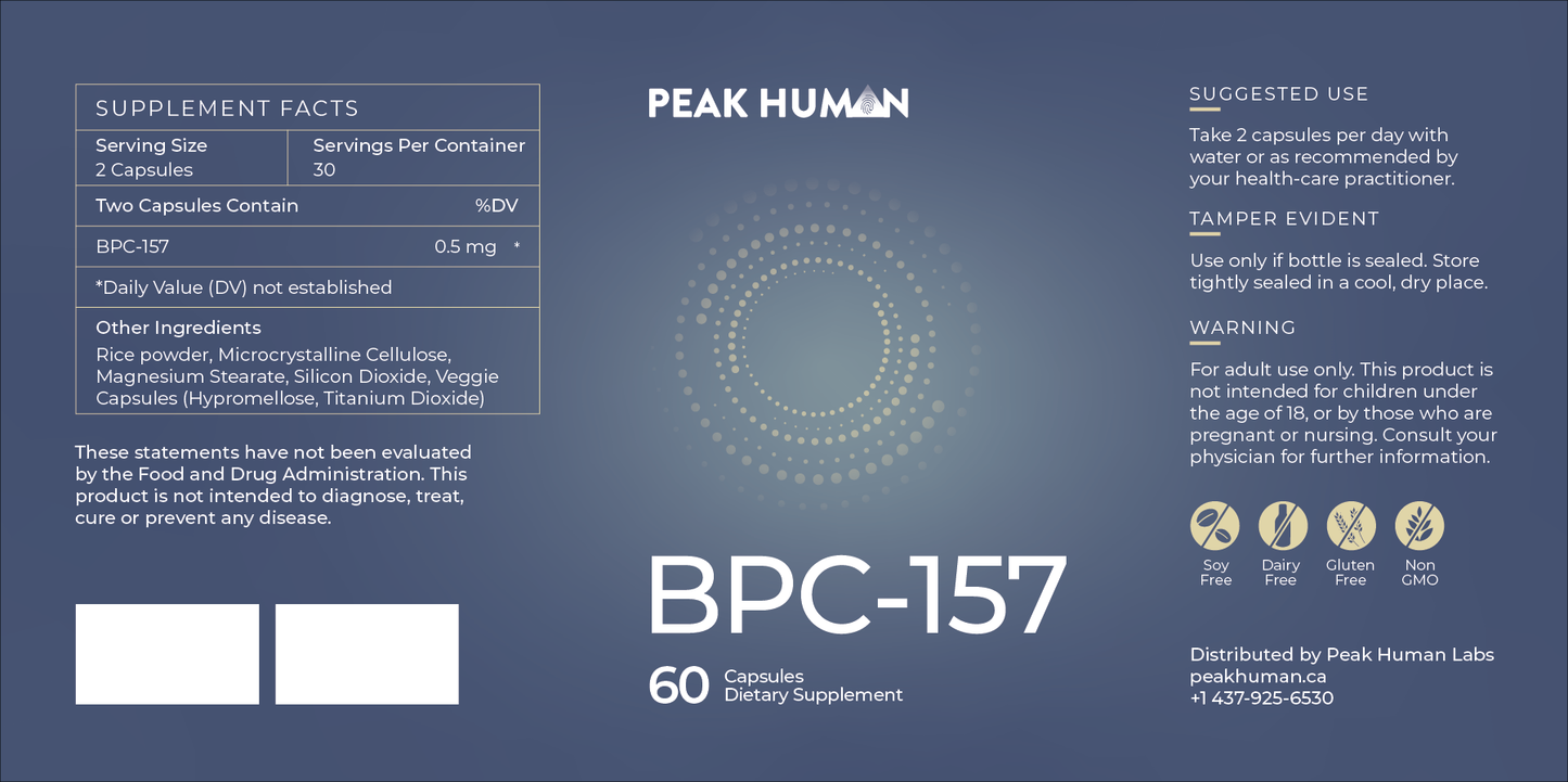 BPC-157 Capsules (3 - Month Subscription)